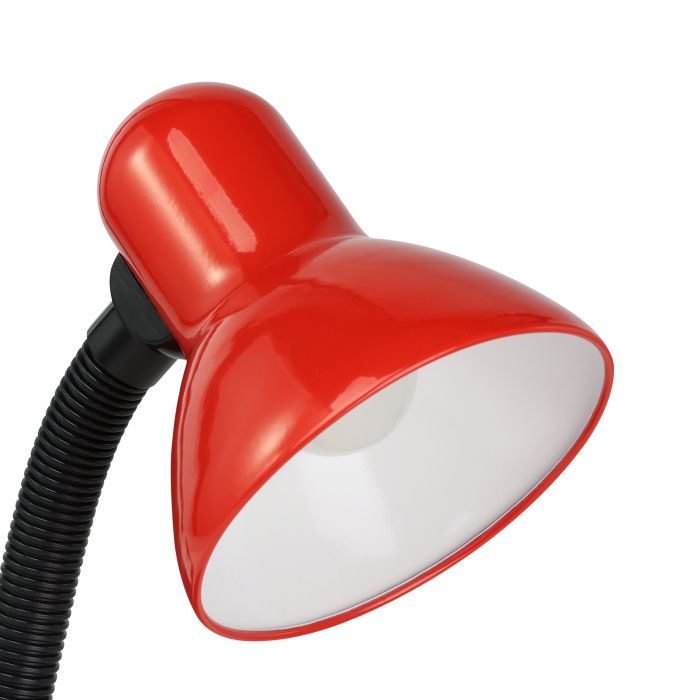 Lampada Da Scrivania Rossa con braccio flessibile - Basic Eglo
