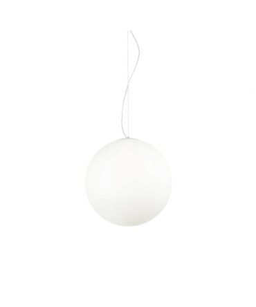 IDEAL LUX MAPA Sospensione Sfera Vetro  Bianco SP1 Ø30