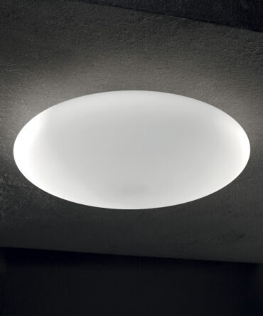 IDERAL LUX SMARTIES Plafoniera Moderna Vetro Bianco PL1 D33