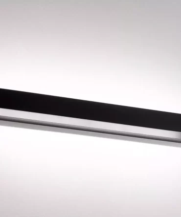 Applique Bi Emissione Hold Nero 1.0 58 cm Led 24w 3000K o 4000K Isyluce