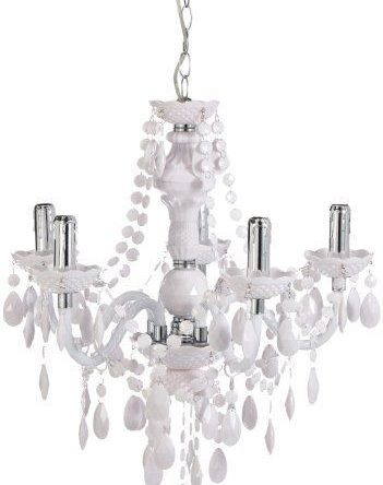 SOSPENSIONE CLASSICA IN ACRILICO BIANCO