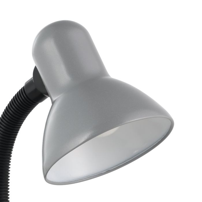Lampada Da Scrivania Grigio Braccio Flessibile Eglo Basic