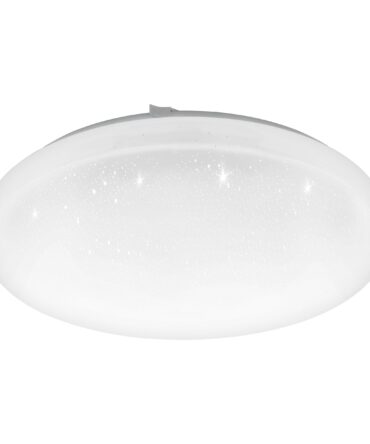 Plafoniera Applique Frania-S Led Bianco Effetto Cristallo Ø33 cm Eglo