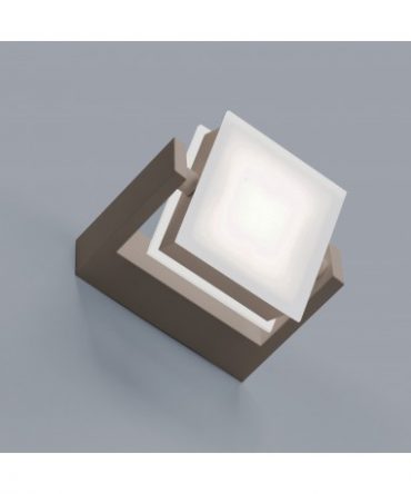 Applique Axella Sabbia Led 10w 3000k Orientabile 14x14 cm Vivida International