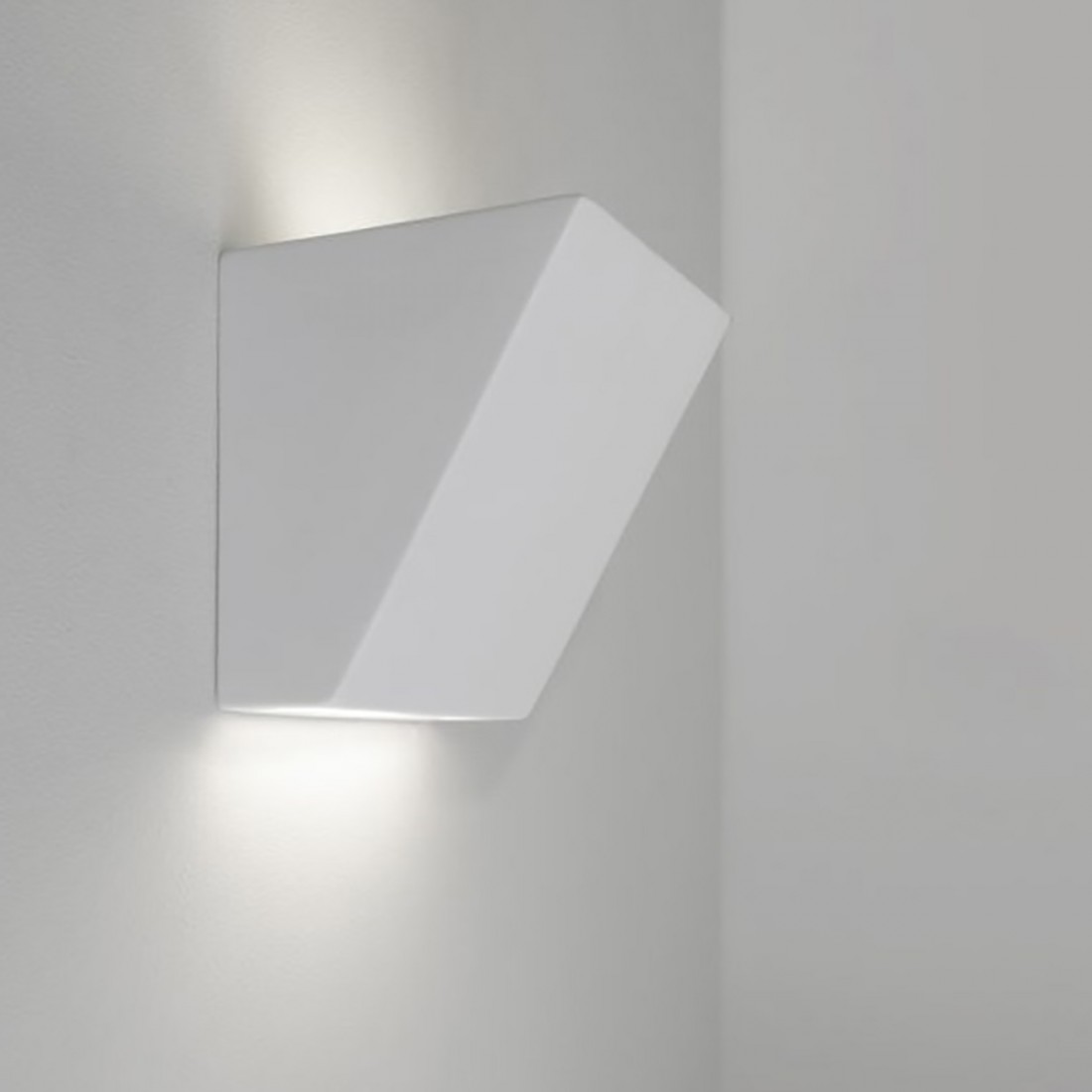 Applique Belfiore Katai 2601A 6W LED ceramica verniciabile lampada parete