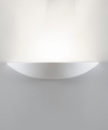 Applique Belfiore DALIA 7577 45CM LED 15W  gesso bianco verniciabile lampada parete vaschetta
