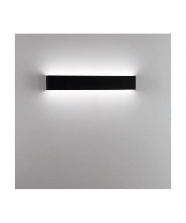 Applique Bi Emissione Bar Nero 58,5cm Led 24w 3000k o 4000k  Isyluce