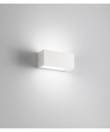 Applique Biemissione Da Esterno Mètro Bianco 25cm IP54 1xE27 Isyluce 533