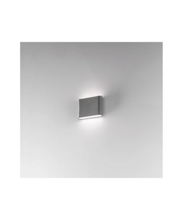 Applique Biemissione Da Esterno Wallet 115 mm LED 3+3W 3000K o 4000K IP54 Antracite Isyluce 508