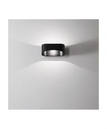 Applique Biemissione Drappo Grande Bianco Led 20w 3000K o 4000K Isyluce 932B - 3000K Luce Calda