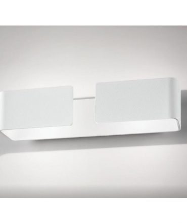 Applique Biemissione Graffa Grande Bianco Led 20w 3000k 4000k Isyluce 924G