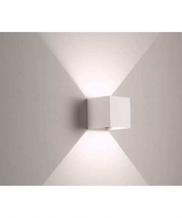 Applique Biemissione HOTSHOT Led 16w 3000K o 4000K Bianco IP54 Flusso Regolabile Luce Sopra e Sotto Isyluce