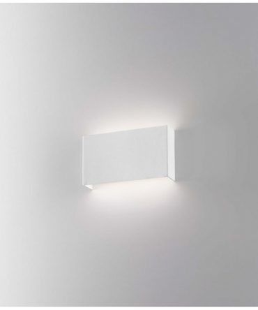 Applique Biemissione In Alluminio Led 12w 3000K o 4000K Bar 1.0 Bianco Isyluce