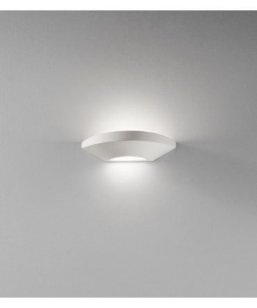 Applique Biemissione Ventaglio Ceramica Verniciabile 1xE27 Isyluce 616