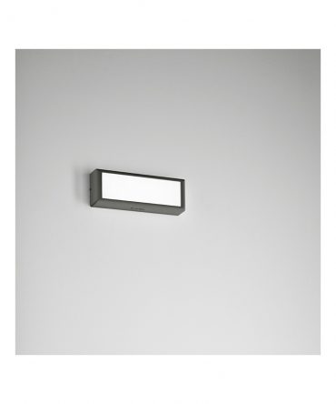 Applique Brique Per Esterno Luce Frontale ISYLUCE 554 LED 12W 3000K o 4000K IP65 Antracite