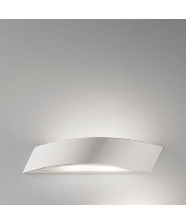 Applique Ceramica Verniciabile Sbieco Grande 48cm 2xE27 Isyluce 607