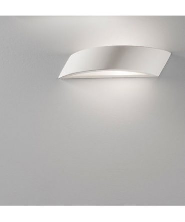 Applique Ceramica Verniciabile Sbieco Piccola 40cm 1xE27 Isyluce 608