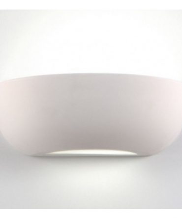 Applique Ceramica Verniciabile Semiquarto Media 28cm Isyluce 611