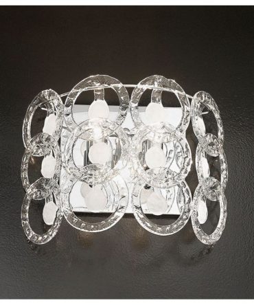 Applique cristallo Mary Rose 42cm bianco Antea Luce