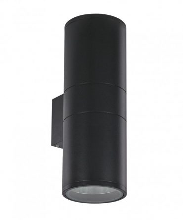IDEAL LUX GUN Applique Da Esterno Bi Emissione  AP2 Big Nero