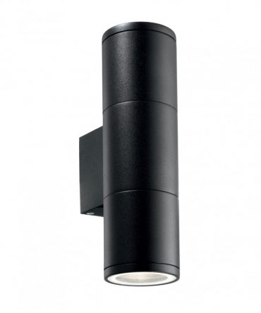 IDEAL LUX GUN Applique Da Esterno Bi Emissione AP2 Small Nero