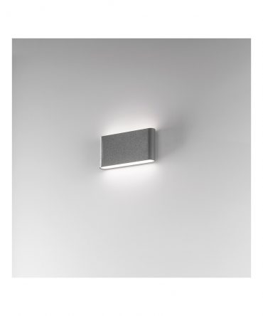 Applique Da Esterno Biemissione Wallet mm 175x90x30 LED 20W 3000K o 4000K Antracite Isyluce 505