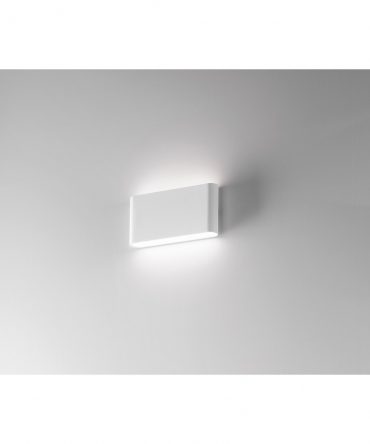 Applique Da Esterno Biemissione Wallet mm 175x90x30 LED 20W 3000K o 4000K Bianco Isyluce 504