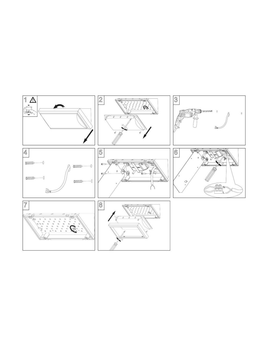 Applique da Esterno E-Sea Led 12w 3000K o 4000K Inclinata Antracite IP65 Isyluce 306