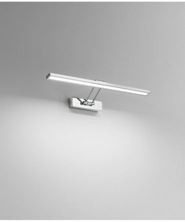 Applique Da Quadro Specchio Snodabile Led 12w 3000K o 4000K cromo 57cm Isyluce 939