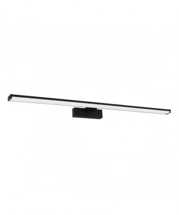 Applique Da Specchio Pandella Led 14W Nero L78 cm IP44 Eglo