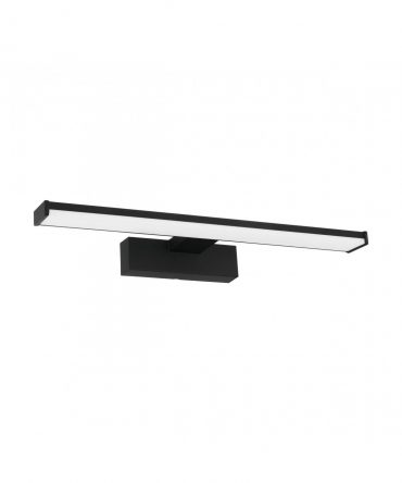 Applique Da Specchio Pandella Led 7,4W Nero L40 cm IP44 Eglo