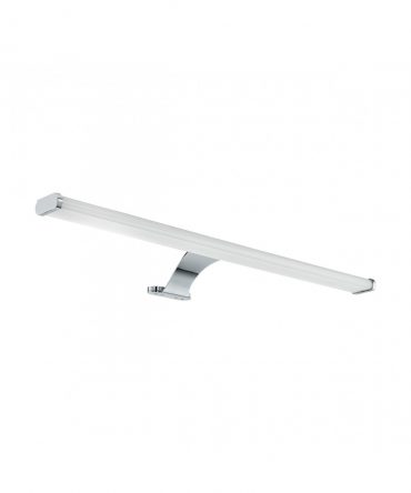 Applique Da Specchio Vinchio Led Cromo E Bianco L60 cm IP44 Eglo