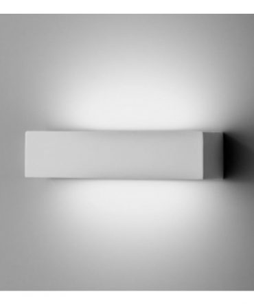 Applique Gesso Prisma LED 18W 3000°k 30cm Verniciabile Isyluce 857