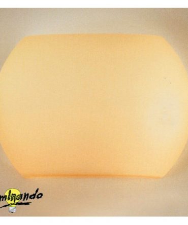 Applique Globo 20 cm vetro ambra Illuminando