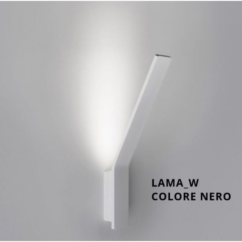 Applique Lama W Led 21w nero Ma&De Linea Light 7137