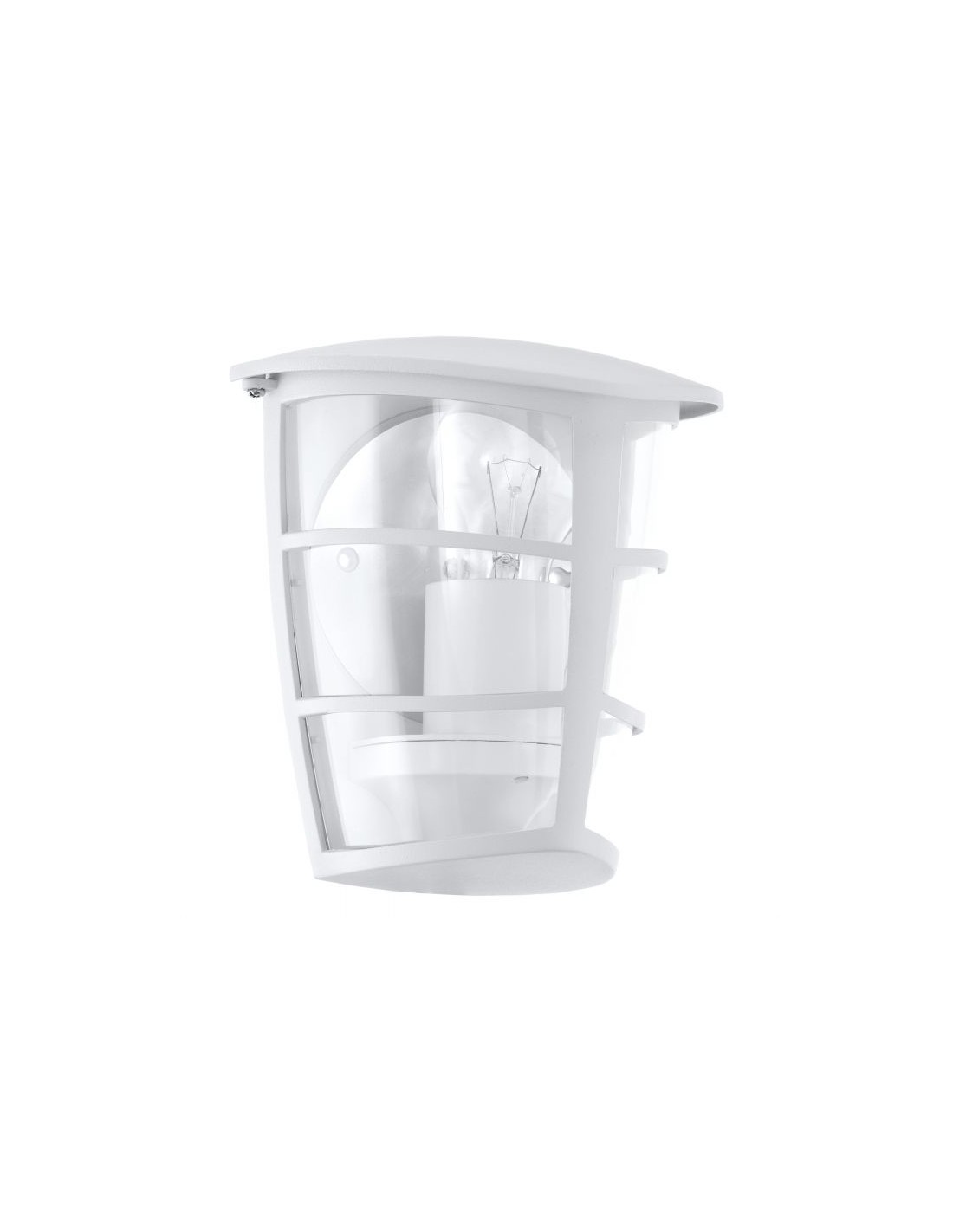 Applique Lanterna Aloria Bianco Esterno 1xE27 IP44 Eglo