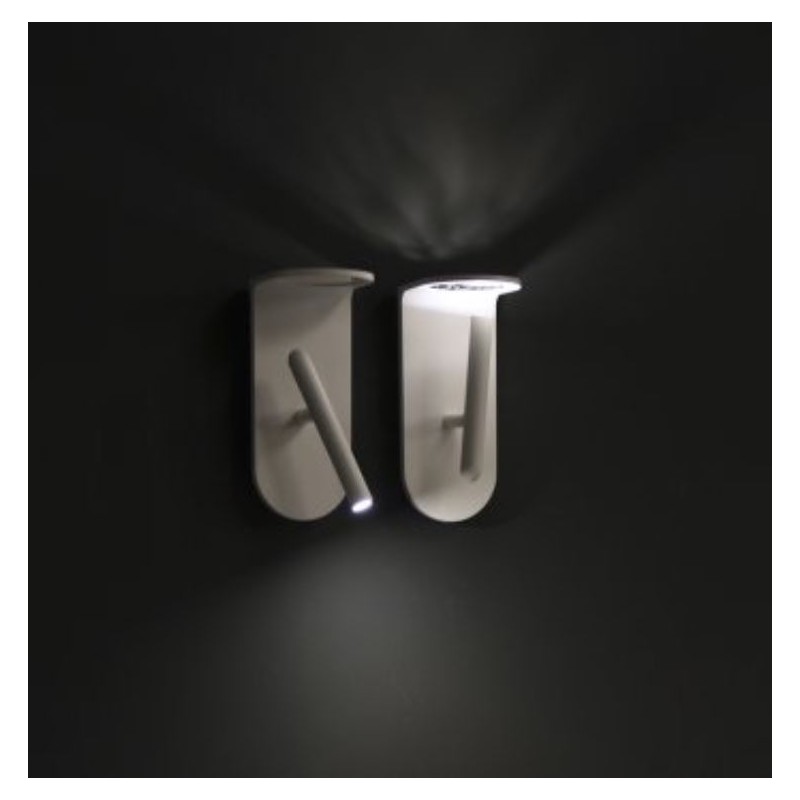 Applique Led 2Nights w1 bianco orientabile Stilnovo - Linea Light 7975