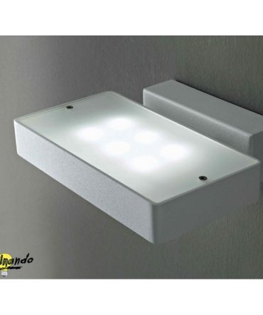 Applique Led biemissione Plana bianco Illuminando