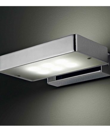 Applique Led biemissione Plana cromo Illuminando
