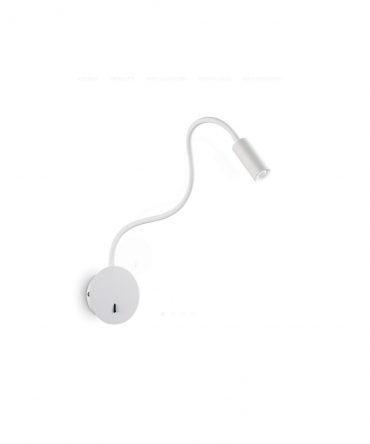 IDEAL LUX  FOCUS Applique Led Braccio Flessibile 2 AP Bianco