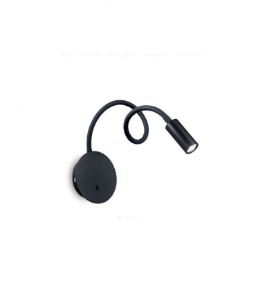 IDEAL LUX FOCUS Applique Led Braccio Flessibile 2 AP Nero