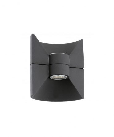 Applique Led Doppia Emissione Redondo Antracite IP44 Eglo