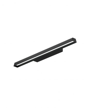 Applique Led In Acciaio Lingotto 69 cm Nero IP65 Linea Light 9341