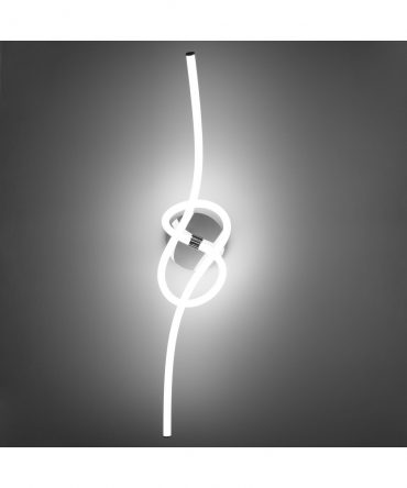 Applique Light Line Cromo Intreccio Led Dimmerabile L118 cm Vivida International