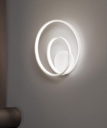 Applique moderno Perenz RITMO 6619 B LC LED 28W 2240LM 3000°K lampada parete bianco interni IP20