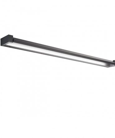 Applique Perenz SWAY 6634 N CT metallo Nero 35W LED CCT 3000/4000/6000K L.100cm orientabile basculante