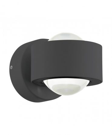 Applique Ono Led Biemissione Antracite L9 cm Eglo