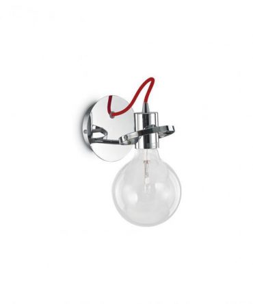 IDEAL LUX RADIO Applique Orientabile E27 Led  AP1 Cromo