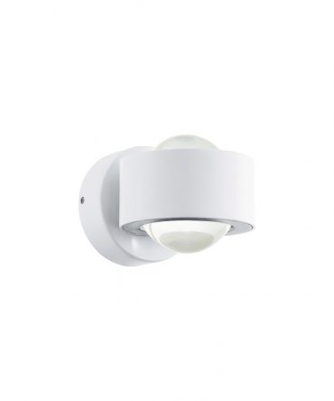 Applique Parete Bianca Sfera Doppio Led Treviolo IP44 Eglo