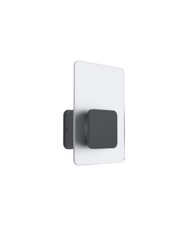 Applique Parete Eredita Ingresso Vetro Bianco IP44 Led Eglo